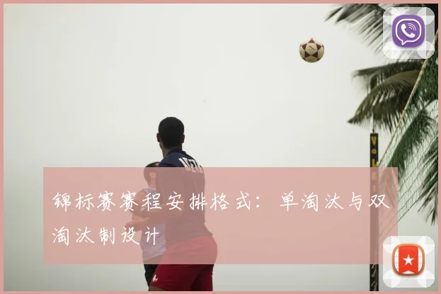 锦标赛赛程安排格式：单淘汰与双淘汰制设计