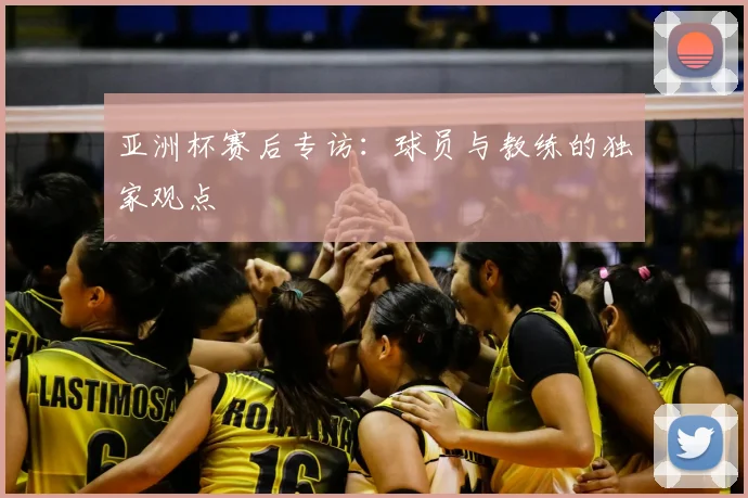 亚洲杯赛后专访:球员与教练的独家观点